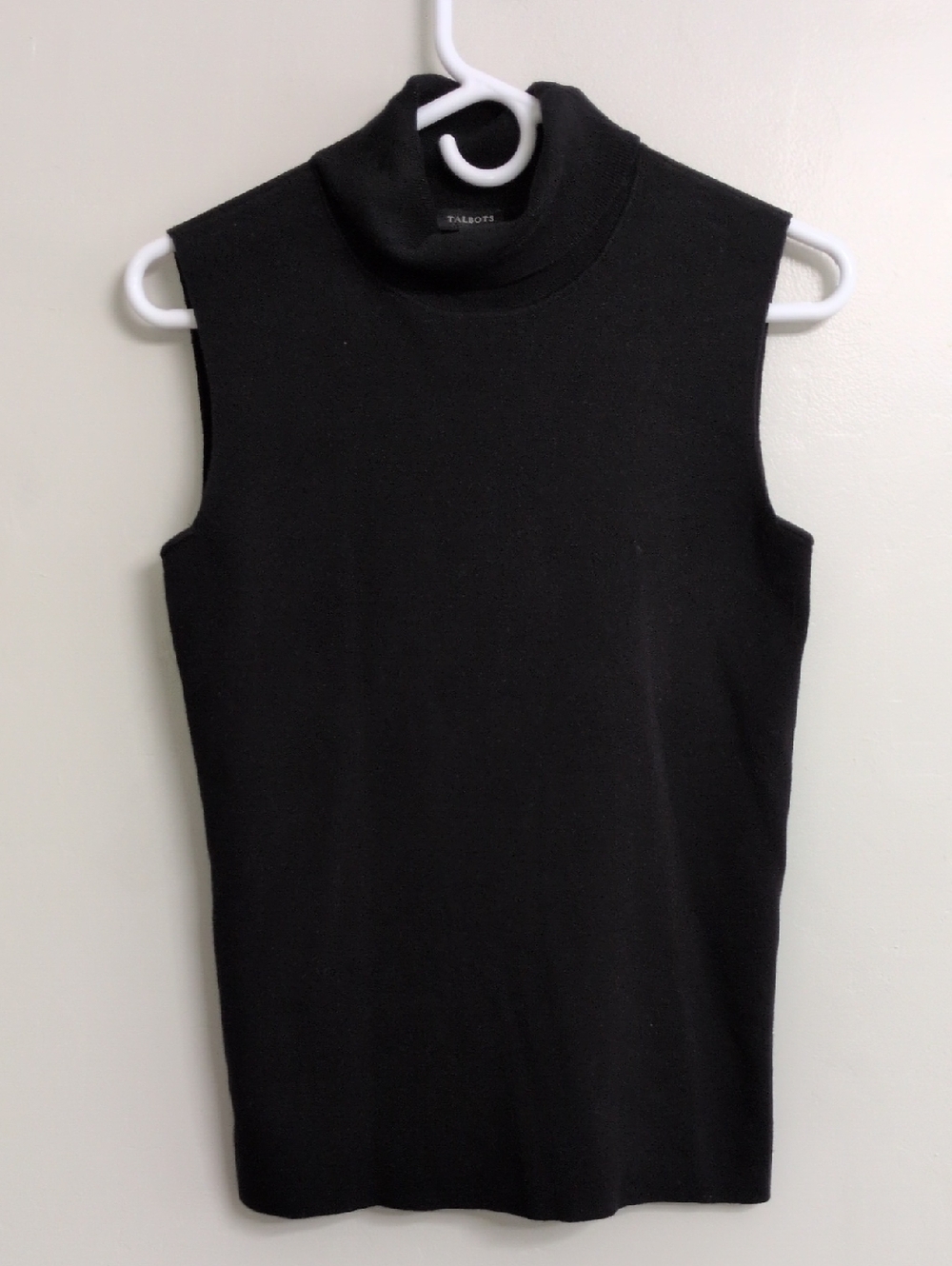 Talbots Turtleneck Knit Sleeveless Tank Top